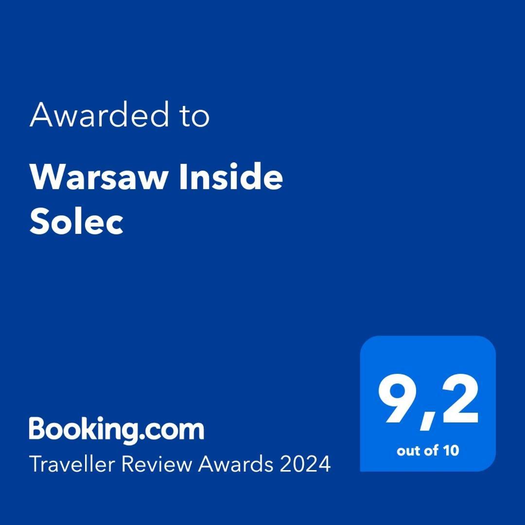 Apartament Warsaw Inside Solec With Private Parking Zewnętrze zdjęcie